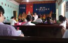 Đoàn kiểm tra UBND huyện Triệu Sơn làm việc và kiểm tra tiến độ xây dựng NTM tại xã Thọ Cường